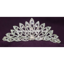 Good Quality Mini Discount Shiny Crystal Bridal Crown Custom Wedding Tiara